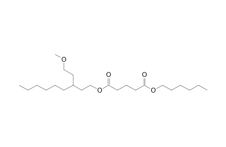 Glutaric acid, hexyl 3-(2-methoxyethyl)nonyl ester