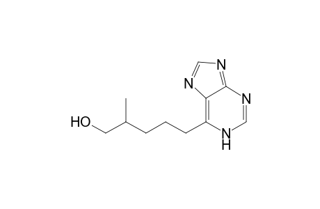 2-Methyl-5-(7H-purin-6-yl)-1-pentanol