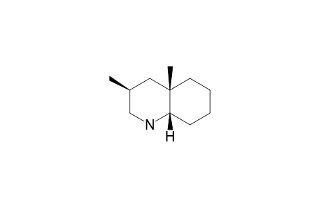 3b,10-Dimethyl-cis-decahydro-quinoline