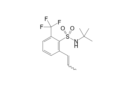 N-(tert-Butyl)-2-(prop-1-en-1-yl)-6-(trifluoromethyl)benzenesulfonamide