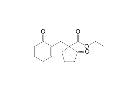 Ethyl 2-oxo-1-(6-oxocyclohex-1-en-1-yl)methyl)cyclopentanecarboxylate