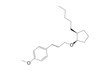 1-methoxy-4-((E)-3-((1RS,2SR)-2-pentylcyclopentyloxy)prop-1-enyl)benzene
