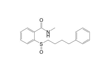N-Methyl-2-(4-phenylbutylsulfinyl)benzamide