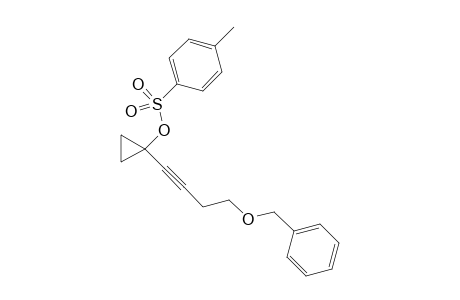 1-(4-(benzyloxy)but-1-ynyl)cyclopropyl 4-methylbenzenesulfonate