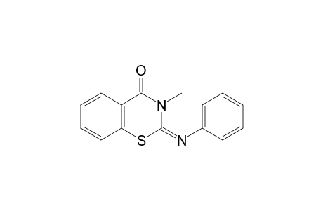 2,3-dihydro-3-methyl-2-(phenylimino)-4H-1,3-benzothiazin-4-one