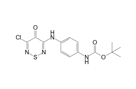 N-[4-[(5-chloro-4-keto-1,2,6-thiadiazin-3-yl)amino]phenyl]carbamic acid tert-butyl ester