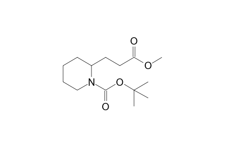2-(3-keto-3-methoxy-propyl)piperidine-1-carboxylic acid tert-butyl ester