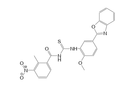 N-[5-(1,3-benzoxazol-2-yl)-2-methoxyphenyl]-N'-(2-methyl-3-nitrobenzoyl)thiourea