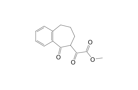 5-oxo-6,7,8,9-tetrahydro-5H-benzocycloheptene-6-glyoxylic