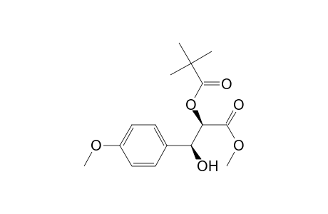 Methyl (2R*,3S*)-2-(2',2'-dimethylpropanoyl)oxy-3-hydroxy-3-(4-methoxyphenyl)propanoate