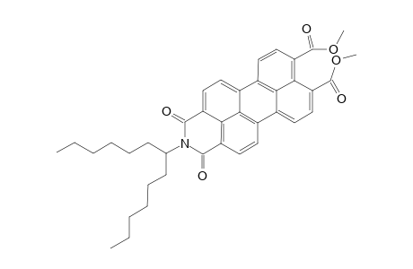 N-(1'-Hexylheptyl)perylene-3,.4-bis(methoxycarbonyl)-9,10-dicarboxylic - imide