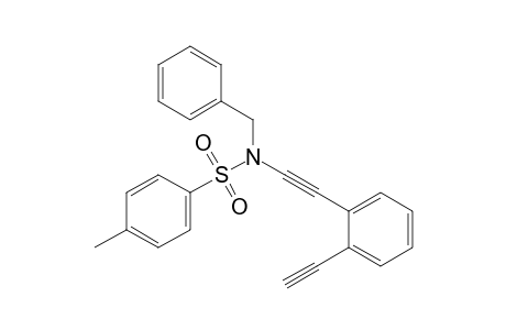 N-Benzyl-N-(2-ethynylphenylethynyl)-4-methylbenzenesulfonamide