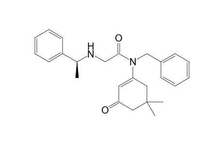 N-Benzyl-N-(5,5-dimethyl-3-oxocyclohex-1-enyl)-2-[(1S)-1-(phenyl)ethyl]aminoacetamide