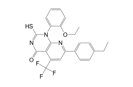 pyrido[2,3-d]pyrimidin-4(1H)-one, 1-(2-ethoxyphenyl)-7-(4-ethylphenyl)-2-mercapto-5-(trifluoromethyl)-