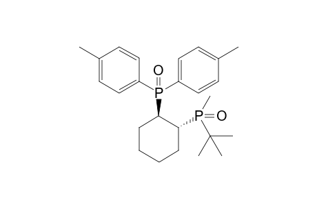 trans-1-(tert-Butylmethylphosphinoyl)-2-(di( p-tolyl)phosphinoyl)cyclohexane