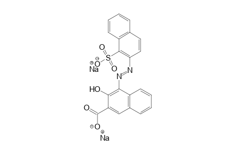 2-Naphthalenecarboxylic acid, 3-hydroxy-4-[(1-sulfo-2-Naphthalenyl)azo]-, disodium salt