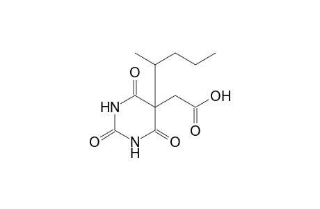 HEXAHYDRO-5-(1-METHYLBUTYL)-2,4,6-TRIOXO-5-PYRIMIDINEACETIC ACID