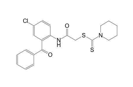 2-(2-benzoyl-4-chloroanilino)-2-oxoethyl 1-piperidinecarbodithioate