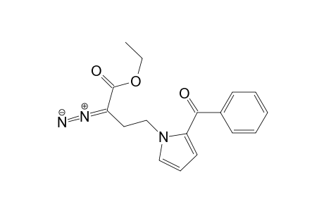 Ethyl 4-(2'-benzoylpyrrol-1'-yl)-2-diazobutyrate