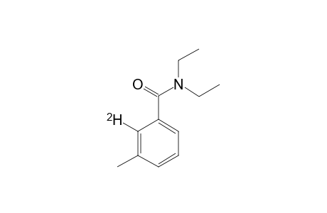 3-Methyl-2-deutero-N,N-diethylbenzamide