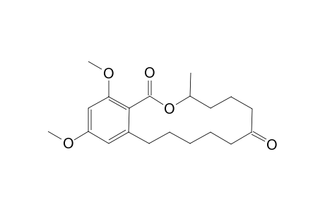 15,17-dimethoxy-11-methyl-12-oxabicyclo[12.4.0]octadeca-1(18),14,16-triene-7,13-dione