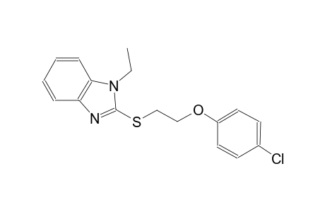 4-Chlorophenyl 2-[(1-ethyl-1H-benzimidazol-2-yl)sulfanyl]ethyl ether