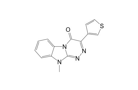 10-Methyl-3-thien-3'-yl[1,2,5]triazino[4,3-a]benzimidazol-4(10H)-one
