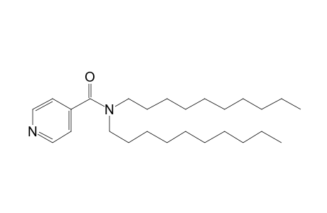 Isonicotinamide, N,N-didecyl-