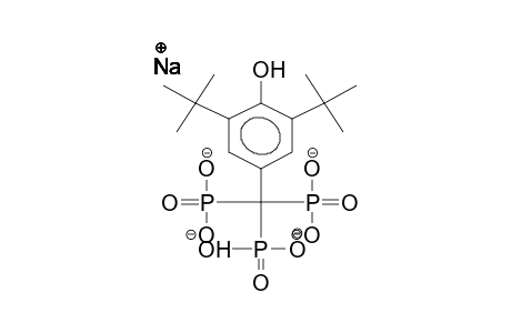 4-HYDROXY-3,5-DI-TERT-BUTYLPHENYLMETHANE TRIS(PHOSPHONIC ACID),PENTASODIUM SALT