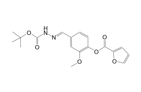 tert-butyl (2E)-2-[4-(2-furoyloxy)-3-methoxybenzylidene]hydrazinecarboxylate