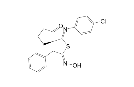 (R)-1-[(Z)-4-Chloro-phenylimino]-4-phenyl-2-thia-spiro[4.4]nonane-3,6-dione 3-oxime