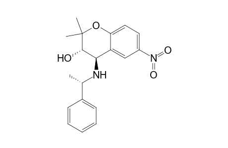 (3S,4R)-2,2-Dimethyl-6-nitro-4-((S)-1-phenylethylamino)chroman-3-ol
