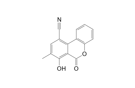 7-Hydroxy-6-keto-8-methyl-benzo[c]chromene-10-carbonitrile