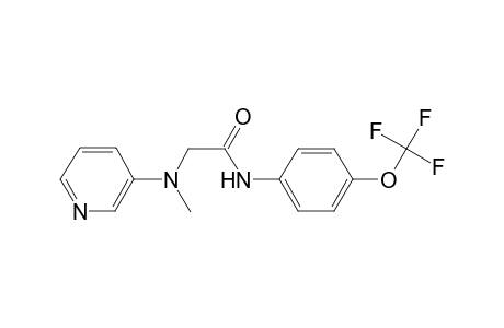 2-(Methyl-pyridin-3-yl-amino)-N-(4-trifluoromethoxy-phenyl)-acetamide