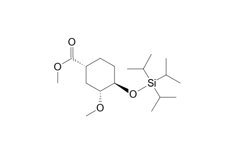 (1R,3R,4R)-3-methoxy-4-tri(propan-2-yl)silyloxy-1-cyclohexanecarboxylic acid methyl ester
