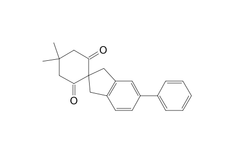 Spiro[cyclohexane-1,2'-[2H]indene]-2,6-dione, 1',3'-dihydro-4,4-dimethyl-5'-phenyl-