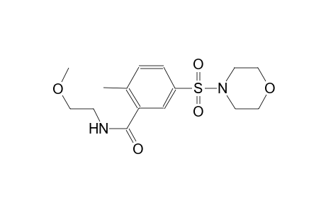 benzamide, N-(2-methoxyethyl)-2-methyl-5-(4-morpholinylsulfonyl)-