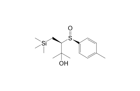 (3S)-2-methyl-3-[(R)-(4-methylphenyl)sulfinyl]-4-trimethylsilyl-2-butanol