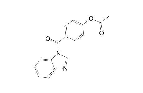 4-(1H-Benzimidazol-1-ylcarbonyl)phenyl acetate