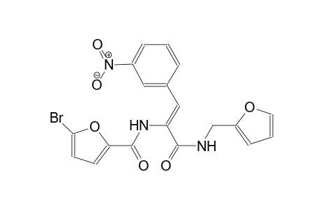 5-bromo-N-[(Z)-1-{[(2-furylmethyl)amino]carbonyl}-2-(3-nitrophenyl)ethenyl]-2-furamide