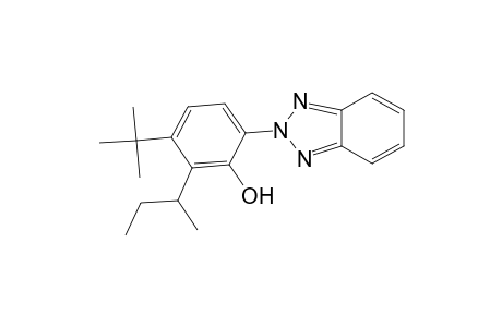 Phenol, 6-(2H-1,2,3-benzotriazol-2-yl)-3-(1,1-dimethylethyl)-2-(1-methylpropyl)-