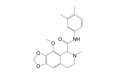 N-(3,4-dimethylphenyl)-4-methoxy-6-methyl-5,6,7,8-tetrahydro[1,3]dioxolo[4,5-g]isoquinoline-5-carboxamide