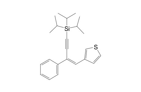 (Z)-Triisopropyl (3-phenyl-4-(thiophen-3-yl)but-3-en-1-yn-1-yl)silane