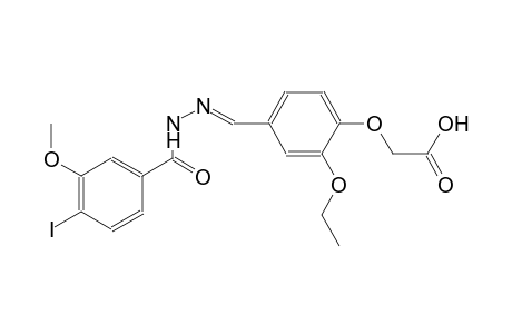 (2-ethoxy-4-{(E)-[(4-iodo-3-methoxybenzoyl)hydrazono]methyl}phenoxy)acetic acid