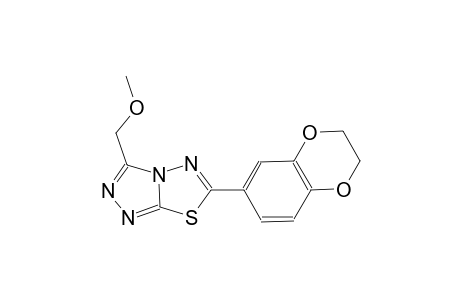 6-(2,3-dihydro-1,4-benzodioxin-6-yl)-3-(methoxymethyl)[1,2,4]triazolo[3,4-b][1,3,4]thiadiazole
