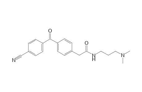 4-Cyano-4'-{3-[(N,N-dimethylamino)propyl]amidomethyl}benzophenone