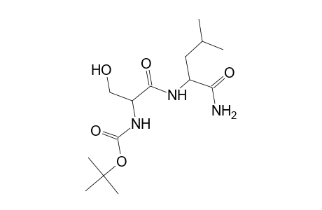 carbamic acid, [2-[[1-(aminocarbonyl)-3-methylbutyl]amino]-1-(hydroxymethyl)-2-oxoethyl]-, 1,1-dimethylethyl ester