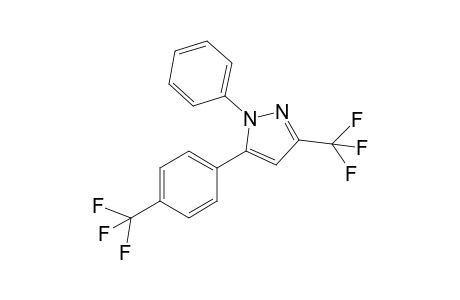 1-Phenyl-3-(trifluoromethyl)-5-(4-(trifluoromethyl)phenyl)-1H-pyrazole