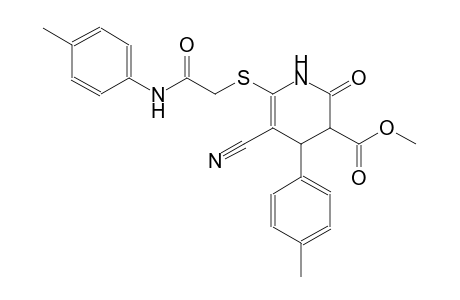 3-pyridinecarboxylic acid, 5-cyano-1,2,3,4-tetrahydro-4-(4-methylphenyl)-6-[[2-[(4-methylphenyl)amino]-2-oxoethyl]thio]-2-oxo-, methyl ester