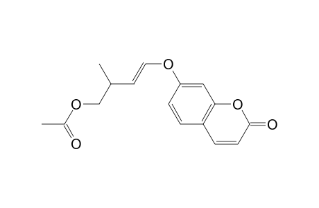 7-O-(3'-acetoxymethyl-1'(E)-butenyl)umbelliferone